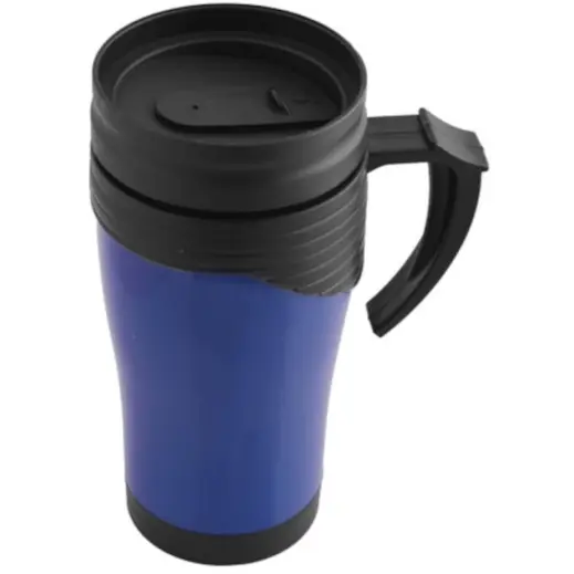 Plastic Travel Mug Blue